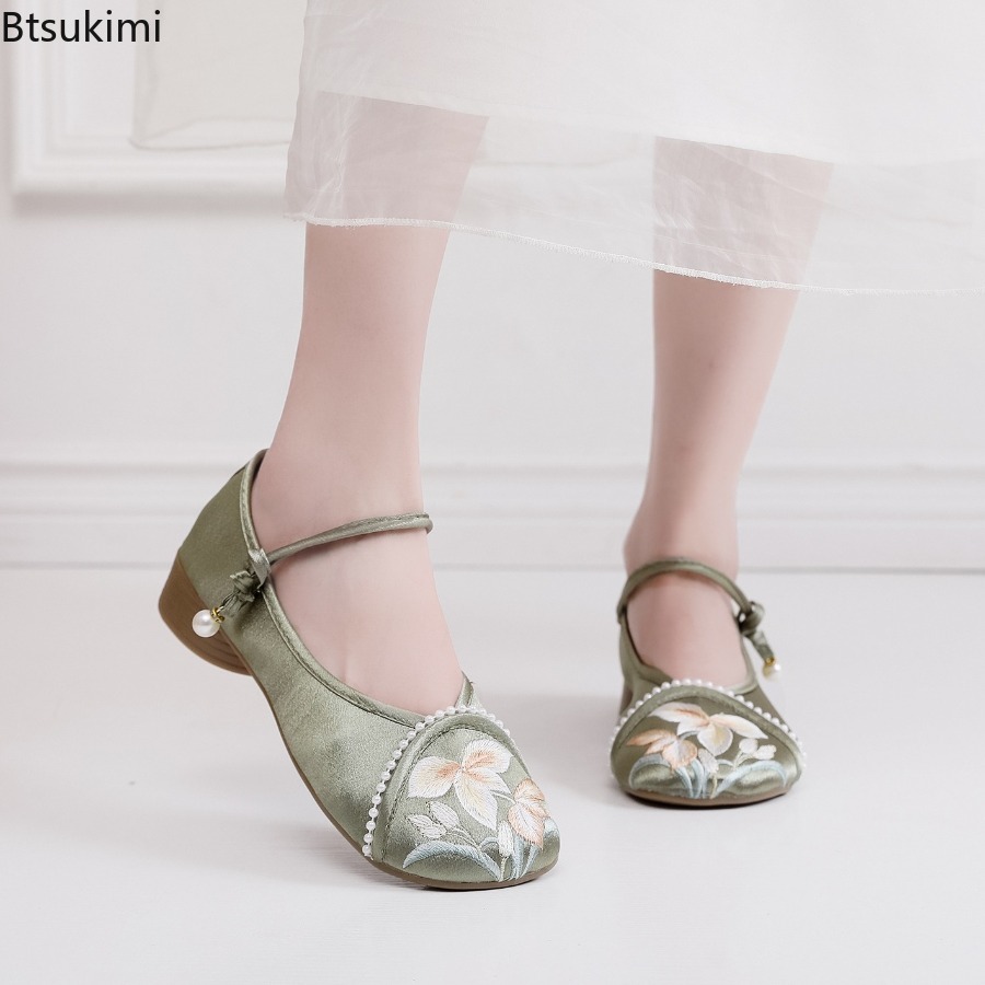 Ethnic Fashion - Модные женские туфли на низком каблуке