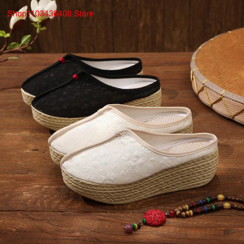 Ethnic Fashion - Новые стильные тапочки, легкие, на толстой