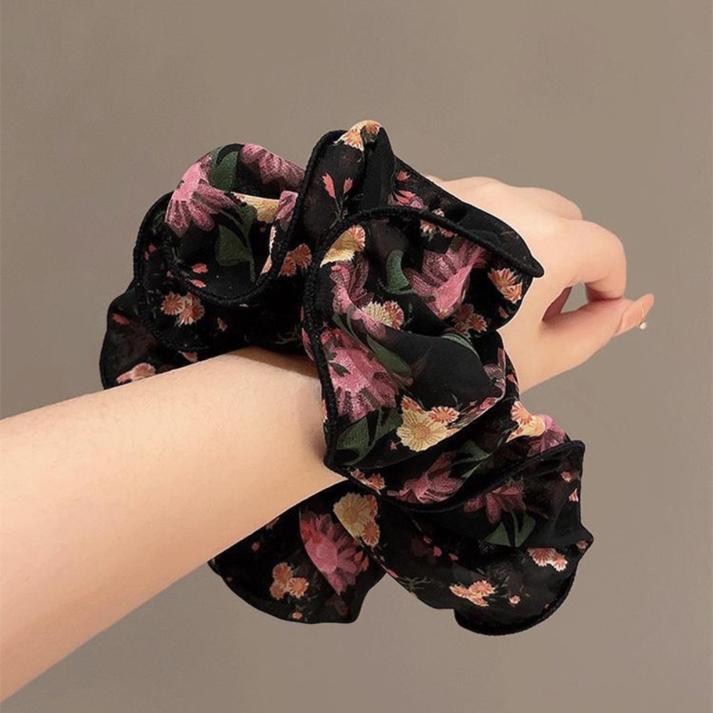 Ethnic Fashion Accessories - 1 шт., модный винтажный темно-цветочный шифоновый