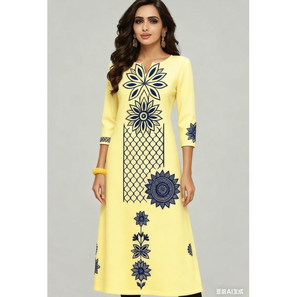 Ethnic Fashion Kurtis - Женское повседневное модное платье Kurt в