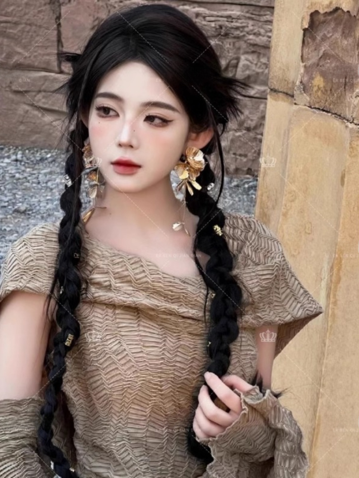 Длинное платье в пустынном сти – обзор и цена Ethnic Fashion Girls