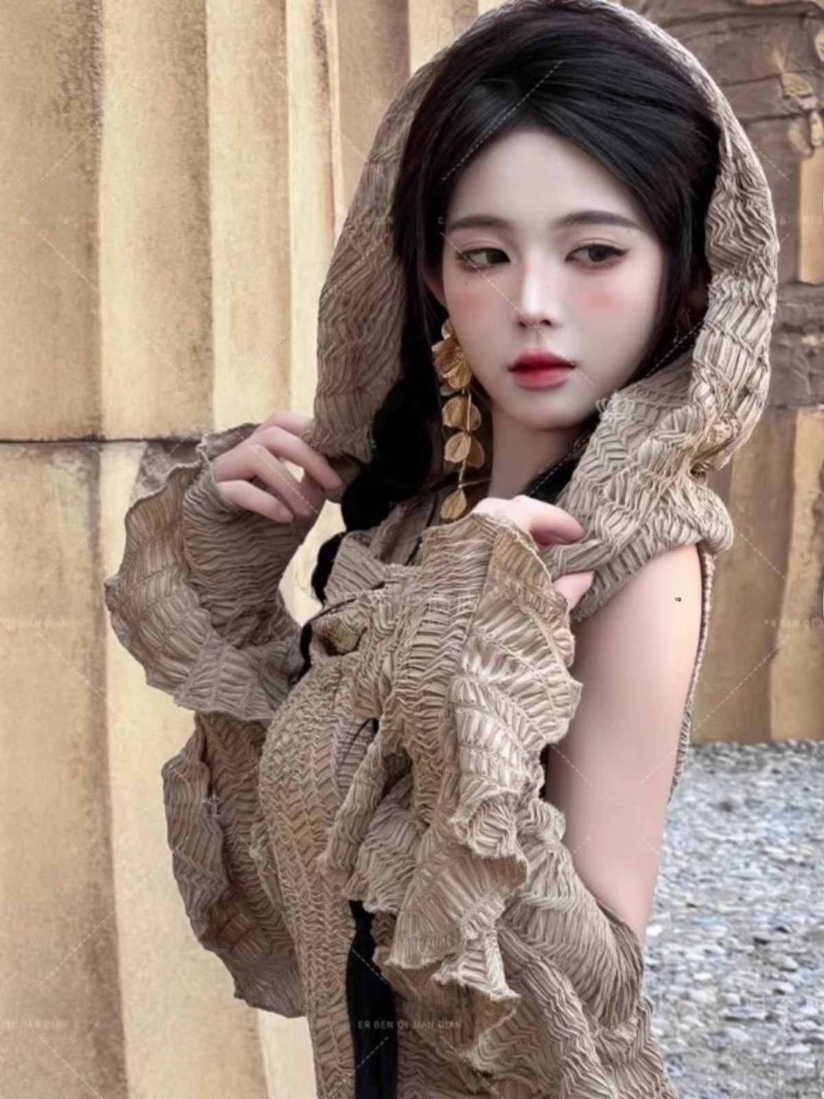 Длинное платье в пустынном сти – обзор и цена Ethnic Fashion Girls