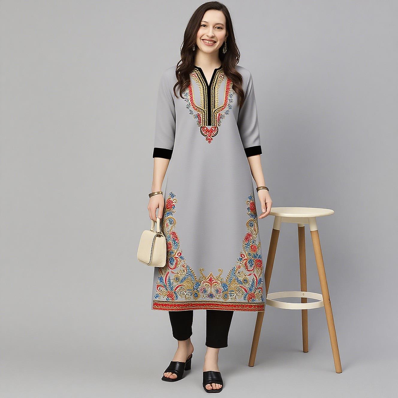 Мусульманский Курт, женское по – обзор и цена Ethnic Fashion Kurtis