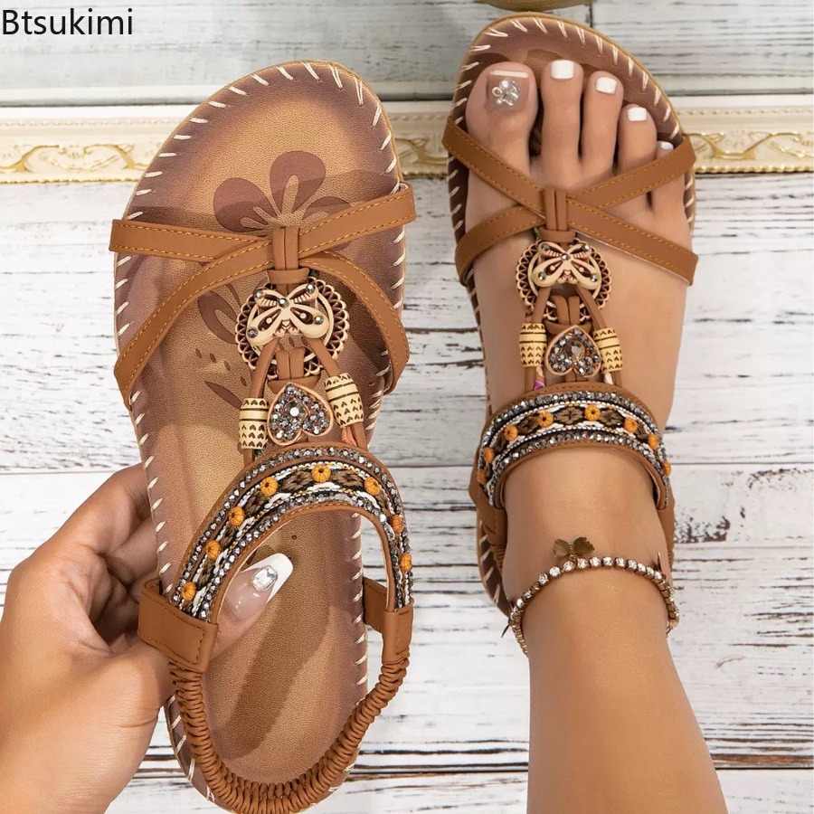 Женские богемные сандалии для  – обзор и цена Ethnic Fashion