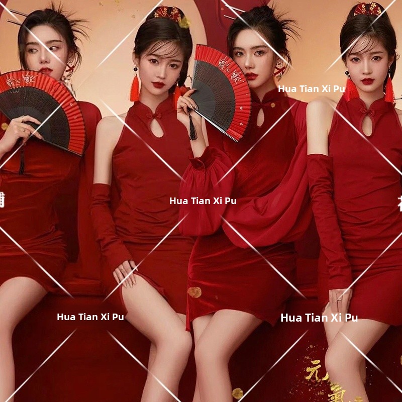 Новогодняя винтажная фотосесси – обзор и цена Ethnic Fashion Girls